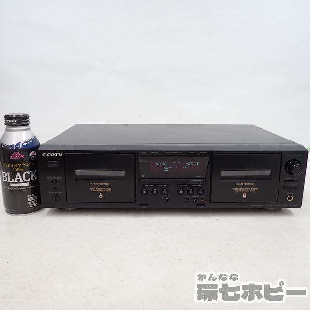 MW18◆SONY ソニー TC-WE475 ステレオWカセットデッキ 通電OK 動作NG ジャンク/カセットプレーヤー 送:-/140_画像2