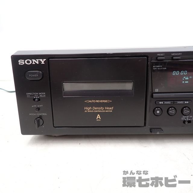 MW18◆SONY ソニー TC-WE475 ステレオWカセットデッキ 通電OK 動作NG ジャンク/カセットプレーヤー 送:-/140_画像3