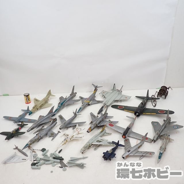 MO6◆ジャンク 当時物 古い 戦闘機 プラモデル 手付き パーツ取り 大量セット まとめ/零戦 1/72? 48? 軍用機 タミヤ?ハセガワ? 送:-/100_画像2