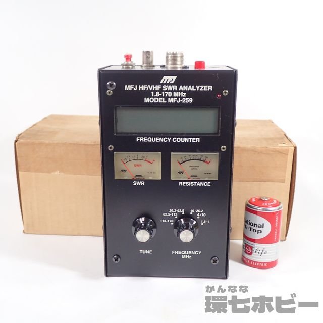 3QE47◇MFJ MFJ-259 VHF SWRアナライザー 1.8-170MHz未検品現状
