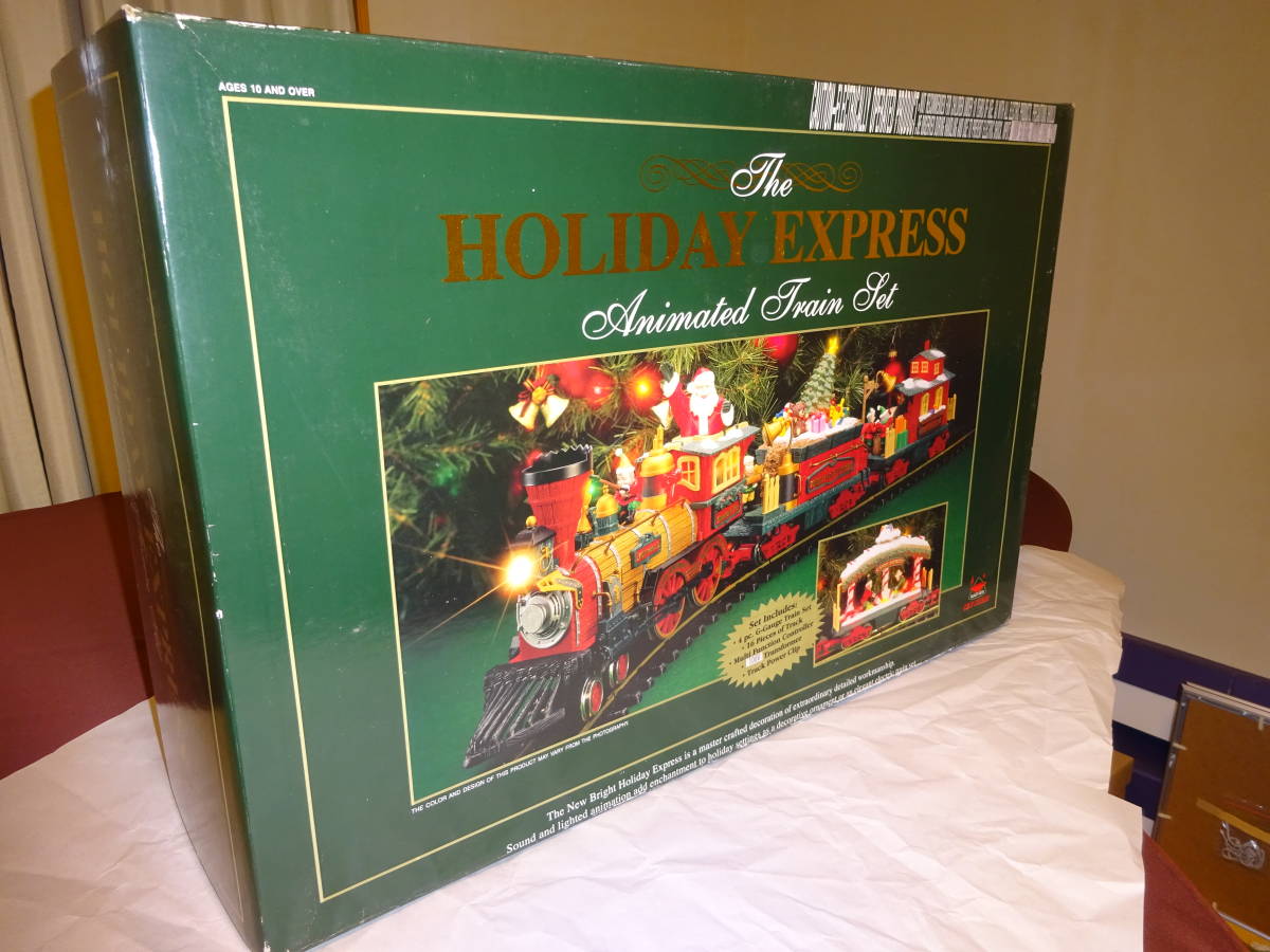 The HOLIDAY EXPRESS Animated Train Set NO.384 クリスマス トレインセット 未組み立て・新品 NEW BRIGHT社製？_画像1
