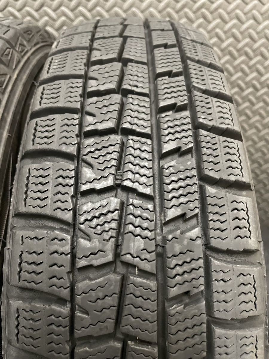 155/65R14 DUNLOP/WINTER MAXX WM01 17年製 スズキ ラパン 純正 スチール 14インチ 4.5J＋45 100 4H スタッドレス 4本 ダンロップ (9-B622)_画像6