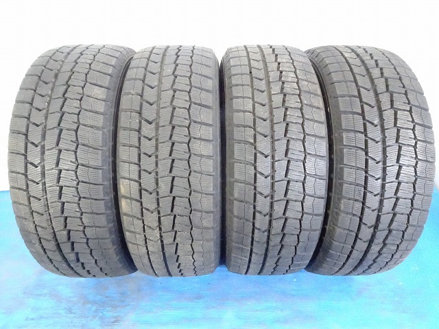 ダンロップ WINTER MAXX WM02 205/55R16 91Q★9-9.5分山 2022年製 4本価格 スタッドレス【福島発 送料無料】FUK-D12559★冬_画像1