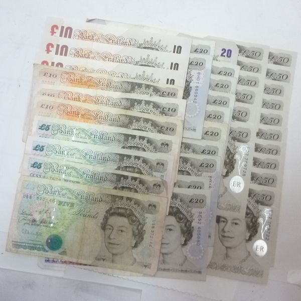 旧ポンド紙幣 GBP 1120イギリスポンド分 計38枚 Great Britain Pound