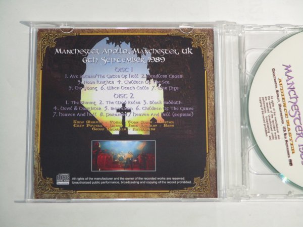 Black Sabbath - Manchester 1989 ~ Audience Master 2CD_画像2