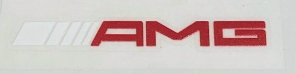  ограниченное количество распродажа товара ⑤ ///AMG Logo ⑨ белый красный серия стикер 