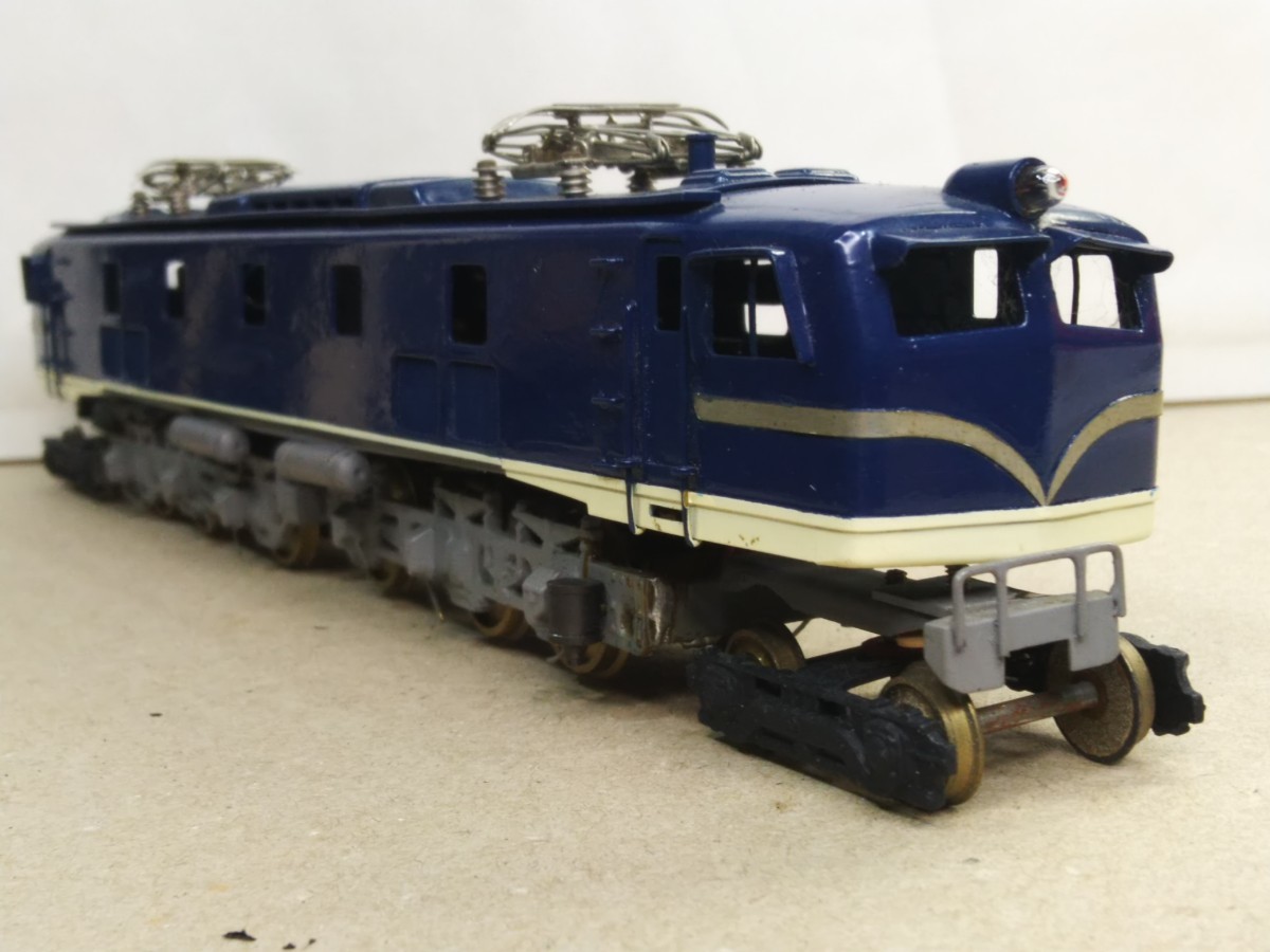 ■鉄道模型社 EF58ブルトレ色完成品・ジャンク_画像6
