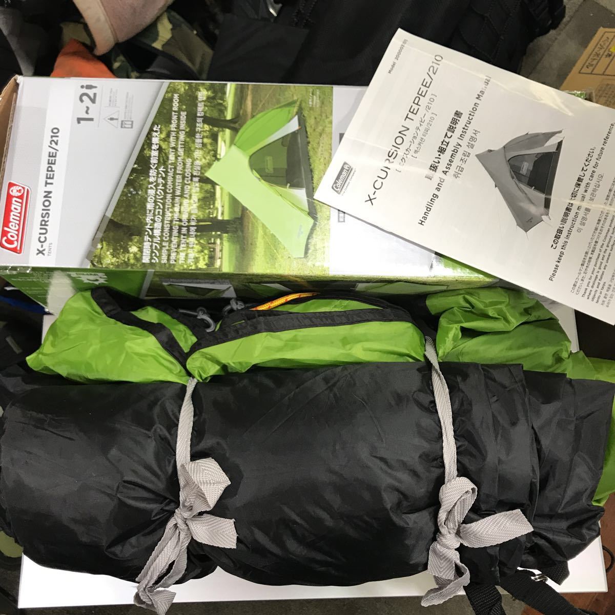 Coleman One Paul Tent Excursion Tipy 210僅使用過一次 原文:コールマンワンポールテント エクスカーションティピー210 1回使用のみ
