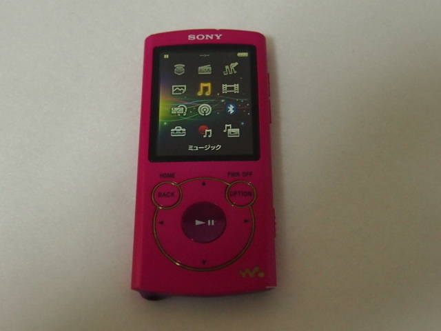 SONY Walkman 8GB NW-S764 Vivid Pink 原文:SONY ウォークマン　8GB NW-S764 ビビッドピンク