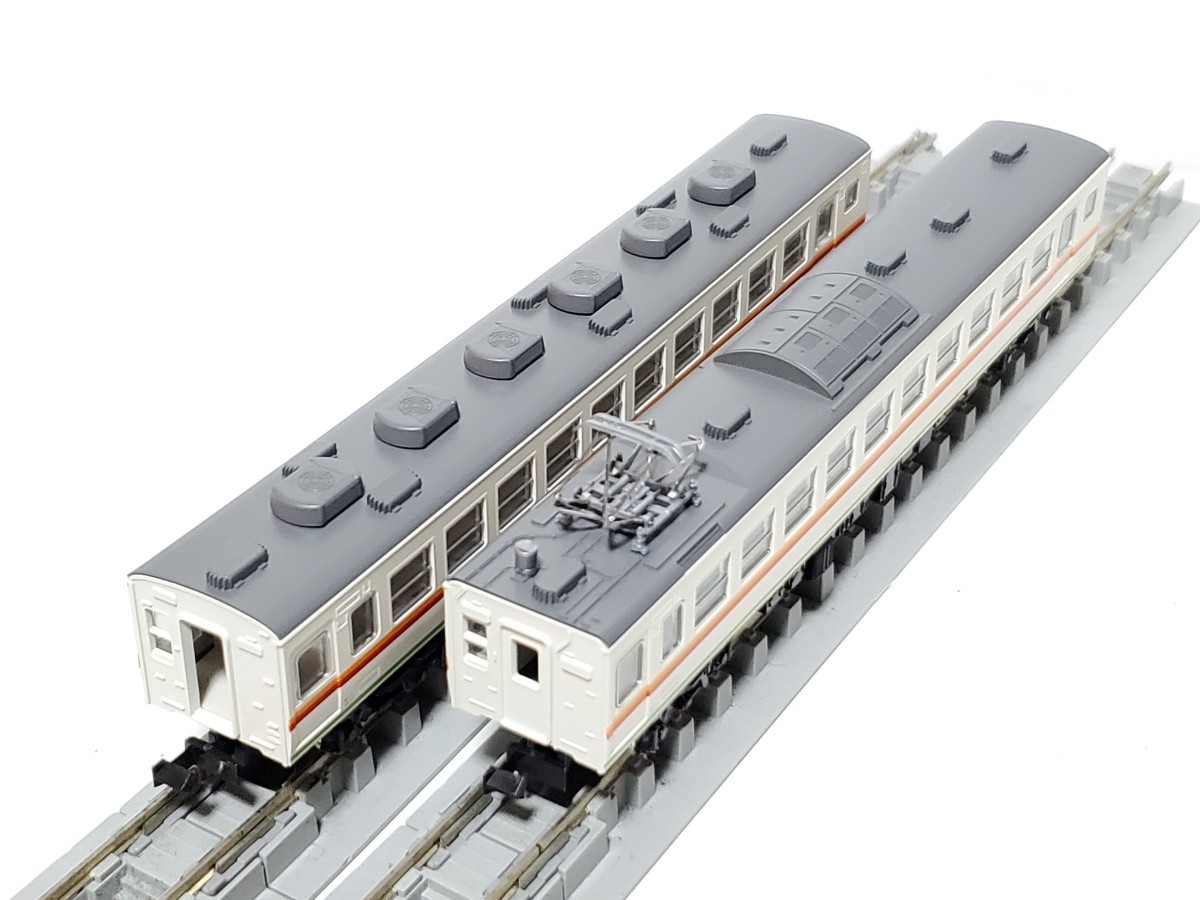 モハ166 (M) モハ167 ユニット 2両 ランドハウス ROUND HOUSE KATO カトー 10-908 JR東日本 165系 田町アコモ色 タイプ バラシ 動力OK_画像6