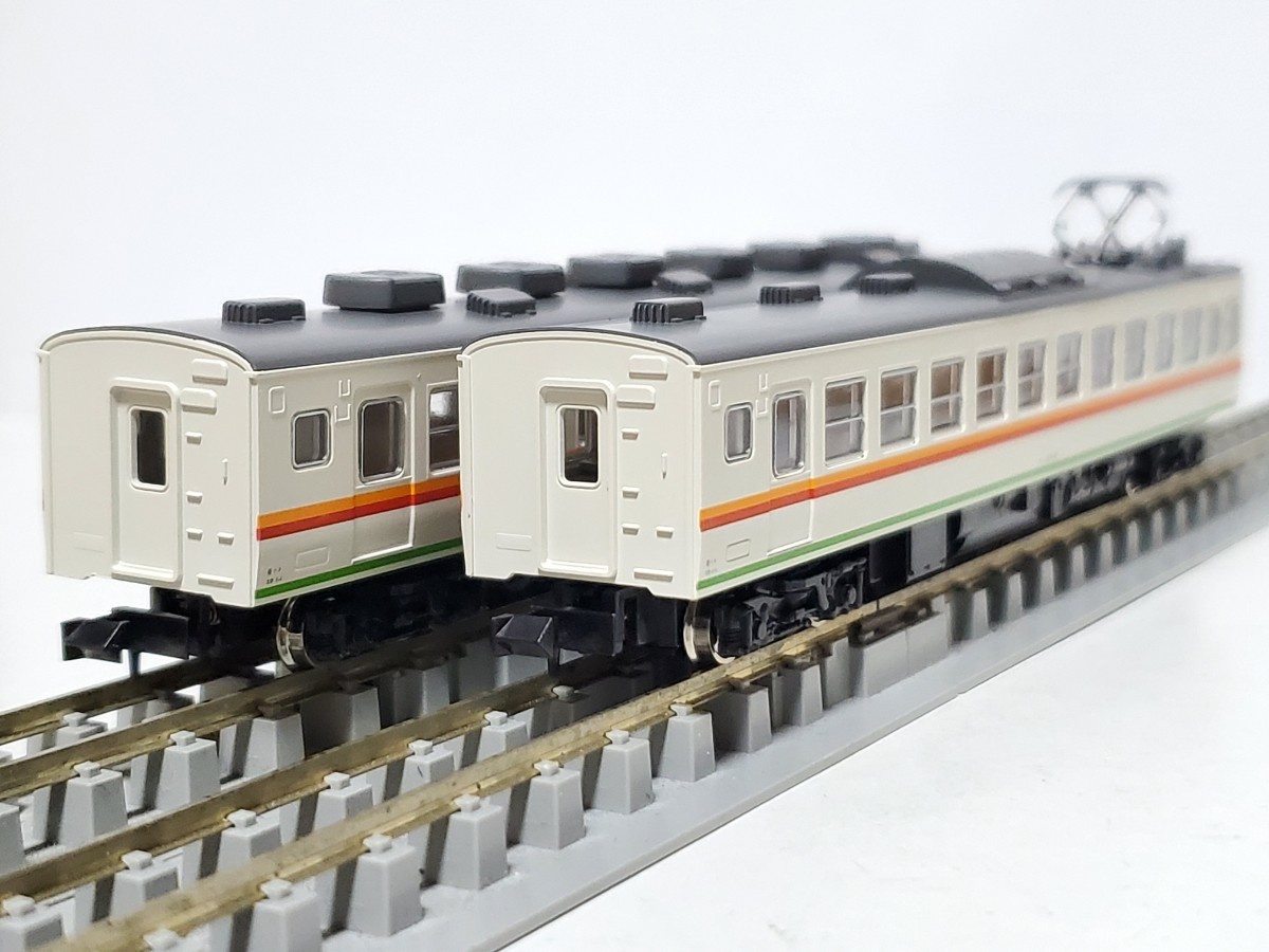 モハ166 (M) モハ167 ユニット 2両 ランドハウス ROUND HOUSE KATO カトー 10-908 JR東日本 165系 田町アコモ色 タイプ バラシ 動力OK_画像3