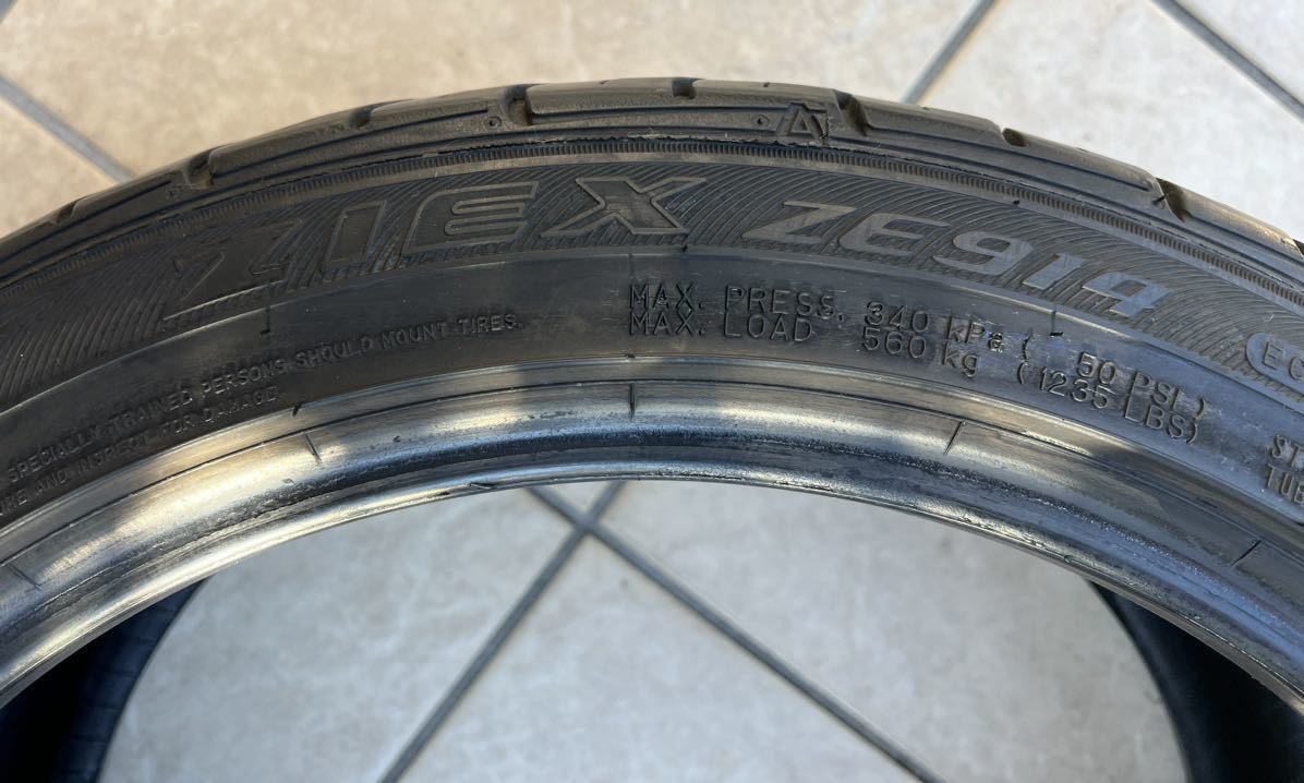 ファルケン　FALKEN ZIEX ZE914 205/45R17 CR-Z ロードスター ヴィッツ シビック スイフト ミニ GRヤリス フィット アクア ヤリス ノート_画像3