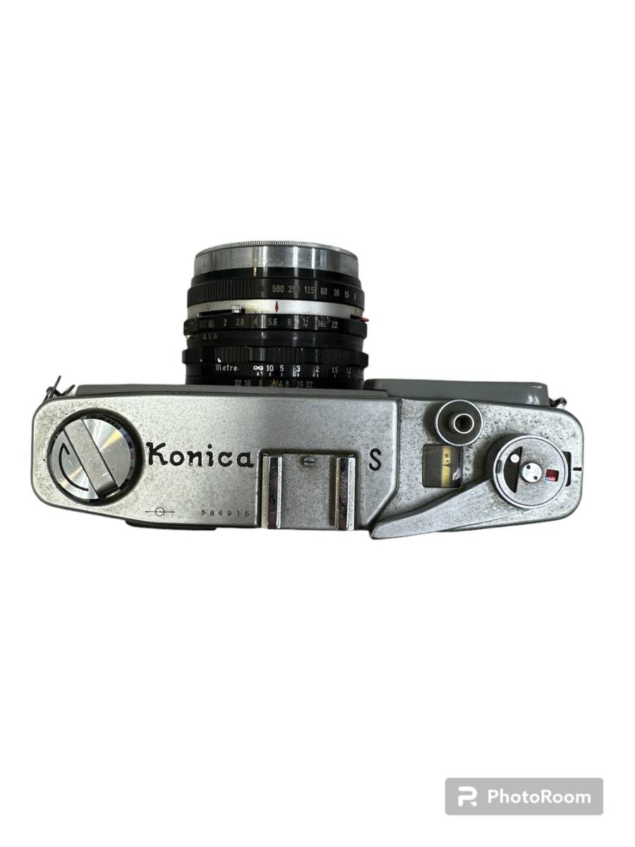 #3038　ジャンク コニカ Konica S 48mm 1:2 フィルター SL39C　フィルムカメラ　おまとめ　2台　現状品_画像6