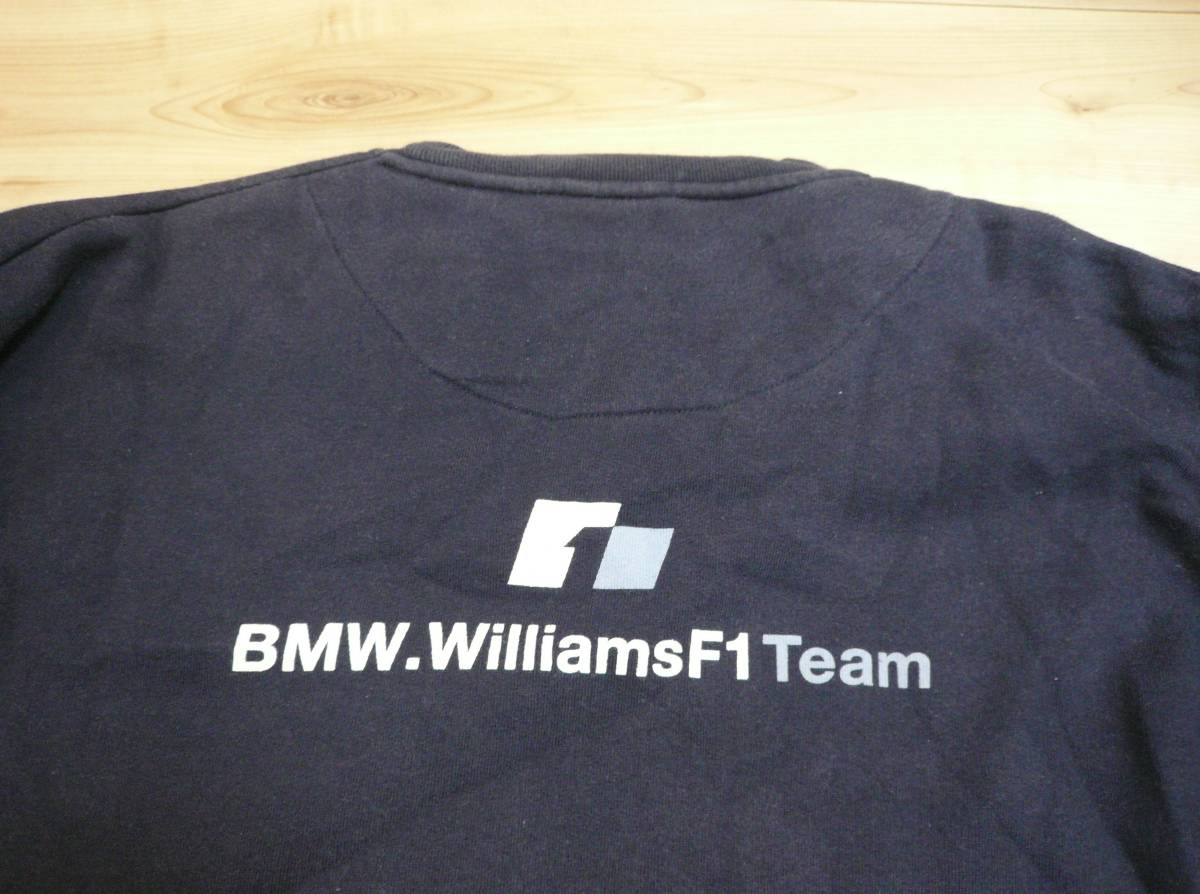 00s ギリシャ製 BMW WILLIAMS F1TEAM スウェット Lの画像4