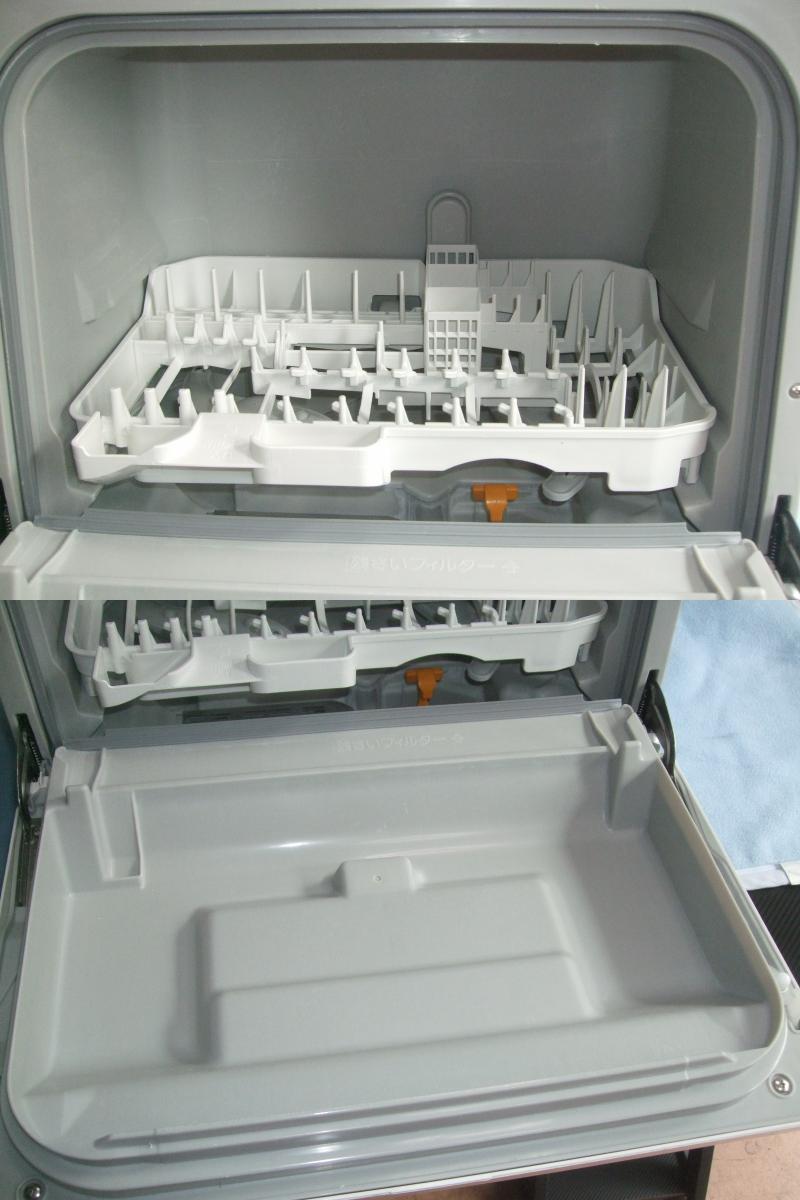 送料無料☆パナソニック　食器洗い乾燥機 プチ食洗 2018年製　NP-TCM4-W　NP-TCM4