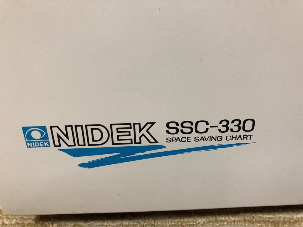 NIDEK ニデック スペースセイビングチャートSSC-330 動作確認済みの画像6