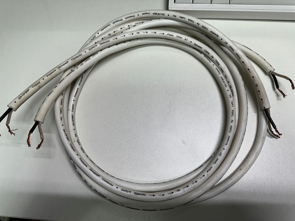 TARA LAbs Prism Omni ST SA-OF8N スピーカーケーブル 1 7m x2 TARA LAbs Prism Omni ST SA-OF8N スピーカーケーブル 1 7m x2