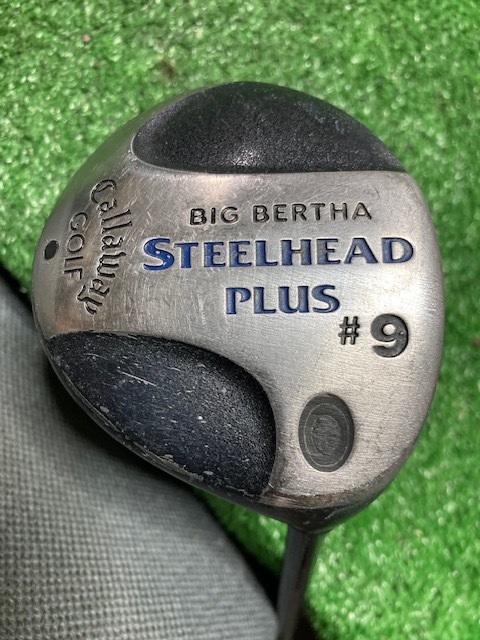 【同梱対応可】中古フェアウェイウッド　キャロウェイ　STEEL HEAD PLUS #9　 23°　純正カーボンＳ　41インチ　　Ｙ1815_画像1