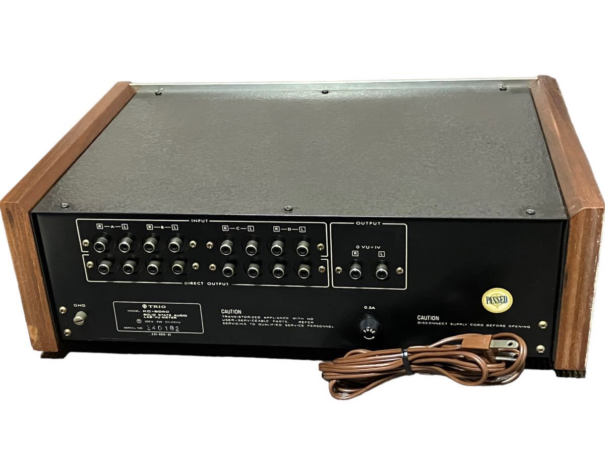 動作確認済】 TRIO トリオ KC-6050 ソリッドステートオーディオ 動作確認済】 TRIO トリオ KC-6050 ソリッドステートオーディオ