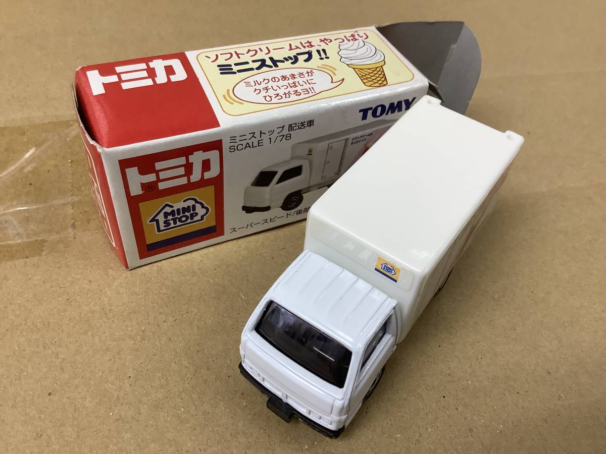 8 トミカ 1/78 ミニストップ 配送車 MINISTOP トラック TRUCK コンビニ ソフトクリーム TOMICA TOMY トミー レア ミニカー _画像9