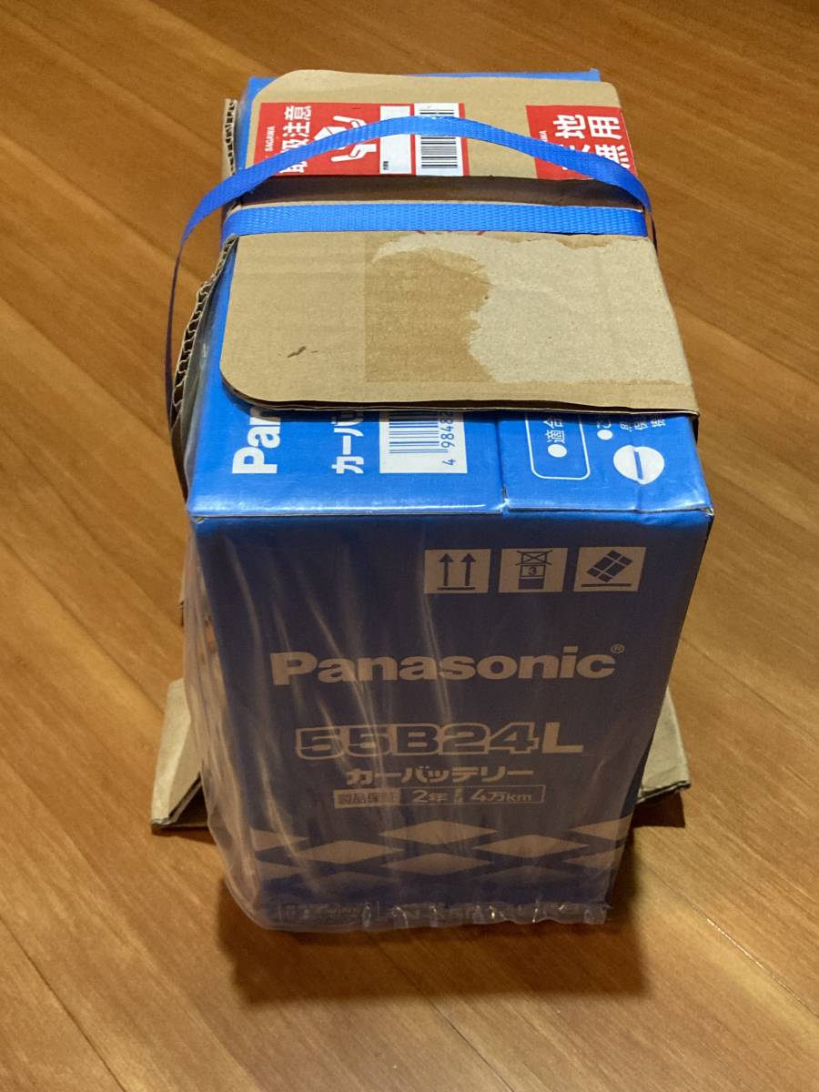 [送料無料(北海道・沖縄、離島除く)]　N-55B24L/SB パナソニック PANASONIC 国産車用バッテリー 新品_画像1