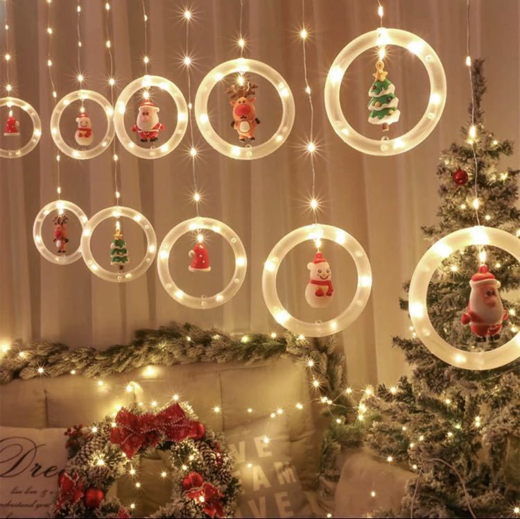 クリスマスツリー 電飾 クリスマスイルミネーション　クリスマス飾りライト A/1_画像2