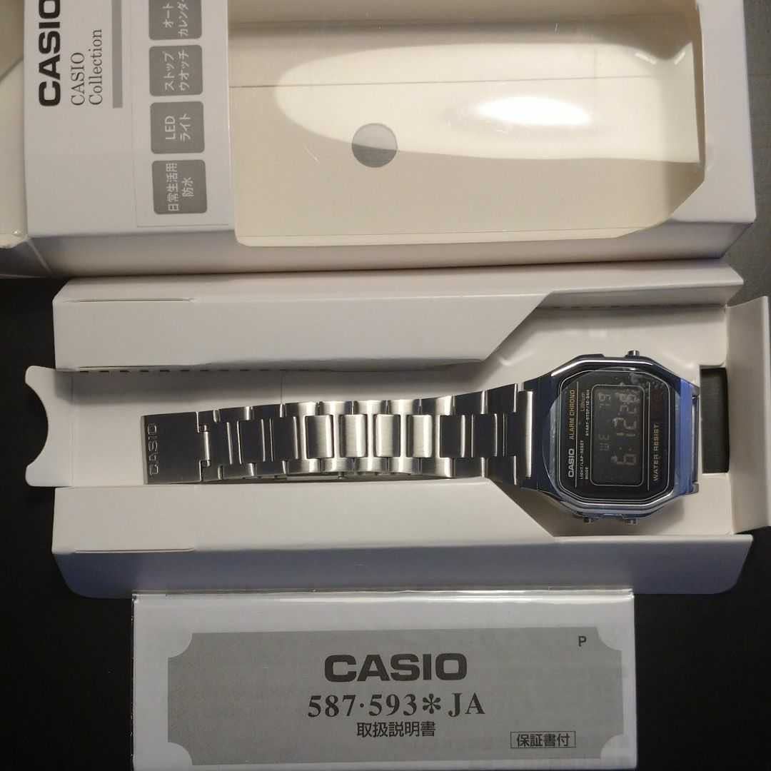 【新品/送料込】カシオ チープカシオ デジタル 腕時計 カスタム ブラック 液晶反転 G-SHOCK timex alba 好きにも是非！_画像4