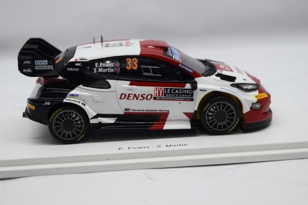 B793H 069 Spark 1/43 TOYOTA GR Yaris Rally1 HYBRID No.33 TOYOTA GAZOO Racing WRT 4th Rally Monte Carlo 2023 S6719 ミニカー 中古品_画像5