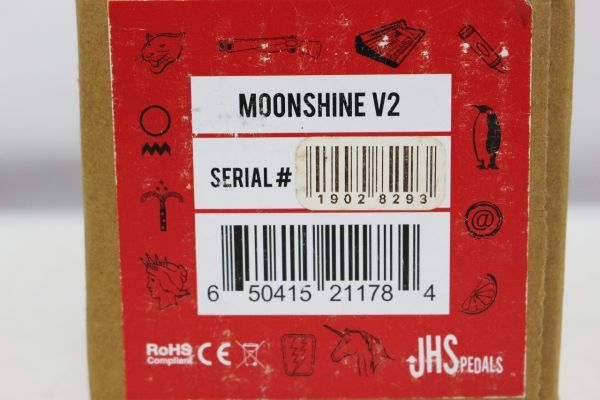 B805H 088 JHS Pedals Moonshine V2 オーバードライブ 動作確認済 中古品_画像9