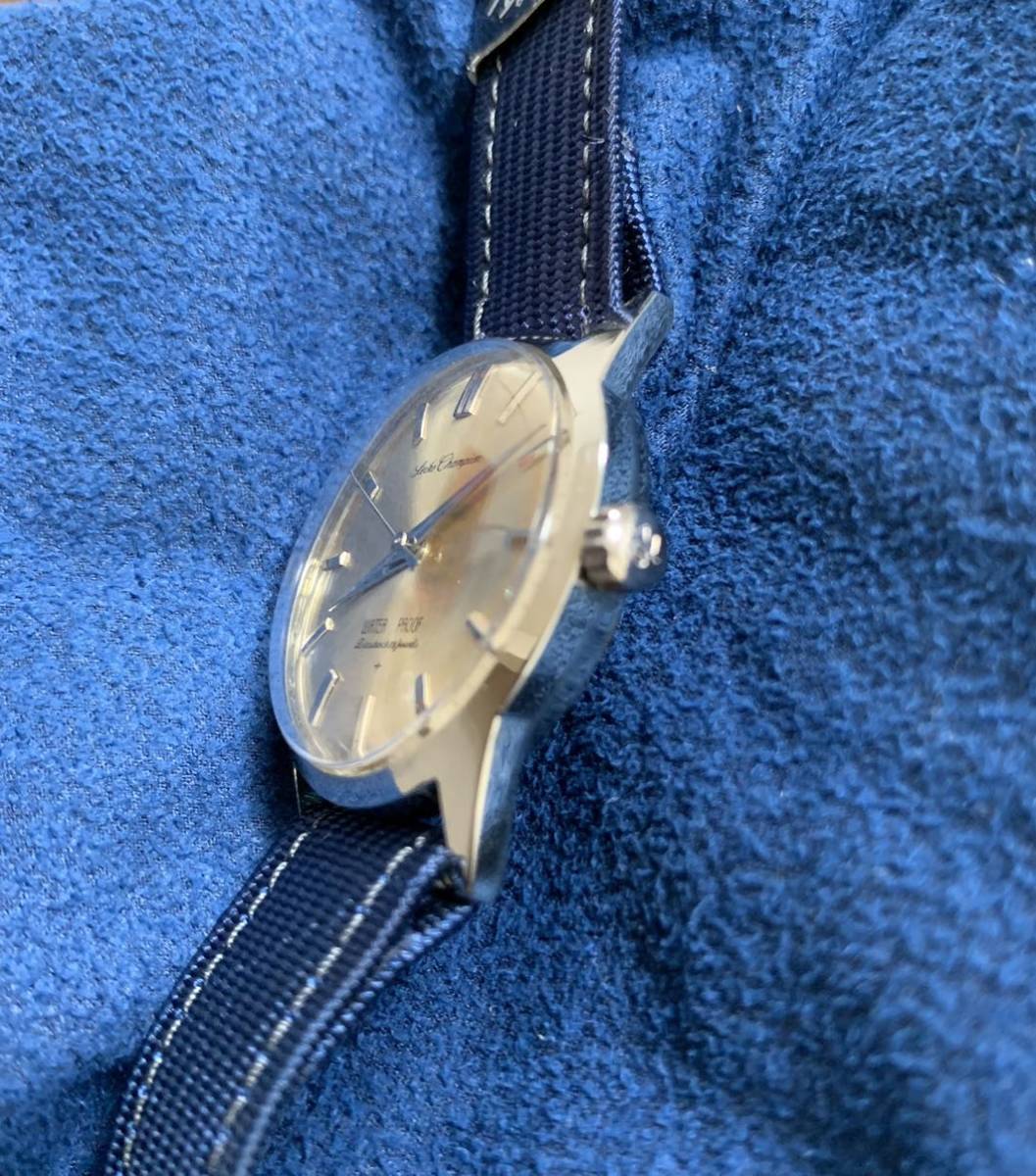 未使用 デッドストック タグ付き セイコー チャンピオン 手巻き メンズ 腕時計 dead stock SEIKO champion manual winding men's antique _画像6