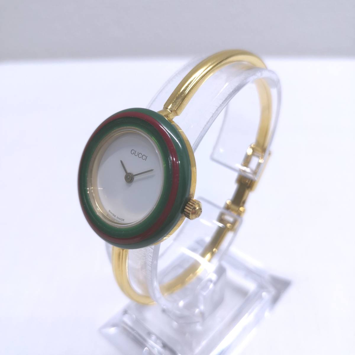 【39899】GUCCI グッチ 11/12.2 チェンジベゼル 時計 腕時計 服飾小物 アクセサリー ブランド コレクション_画像3