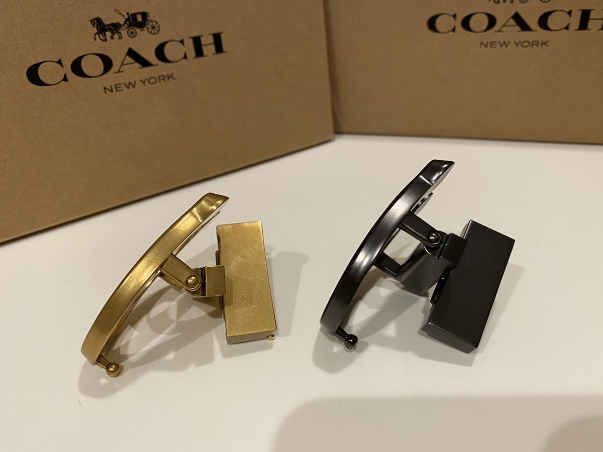 COACH コーチ　新品　リバーシブル　シグネチャー　バックル回転　フリーサイズ　紳士　ビジネス_画像9