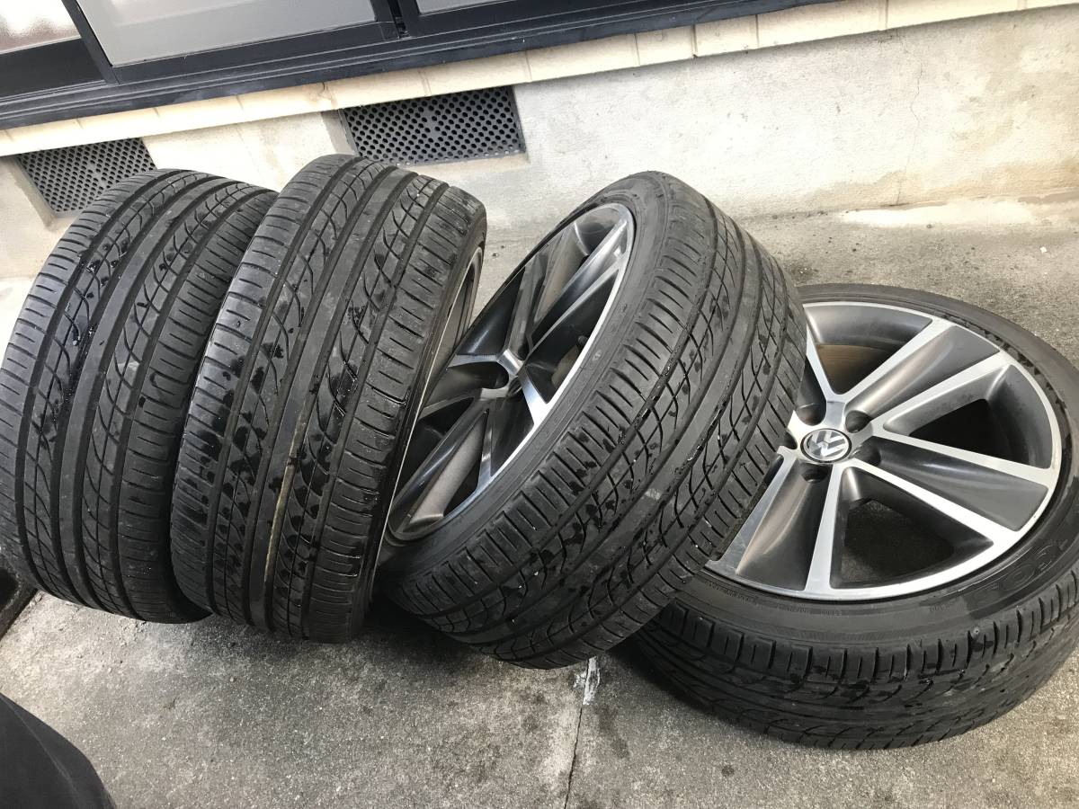 ＜VW純正＞17インチ 4本セット 7.5J+38 215/40R17 PCD100 クロスポロ ゴルフ ニュービートル ポロ ボーラ フォルクス ワーゲン_画像8