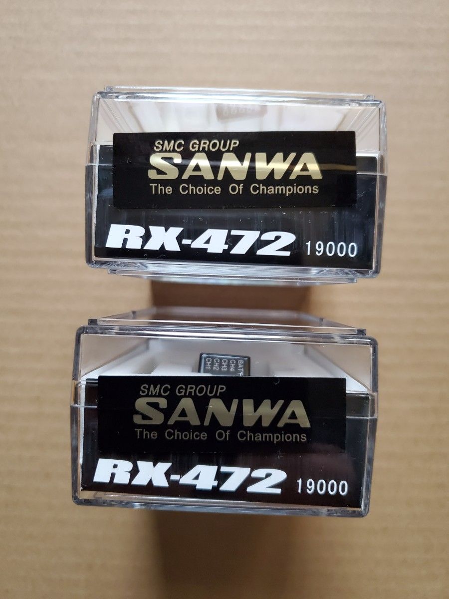 サンワ RX-472受信機　未使用　2個セット　テレメトリー　FH4　2.4G　SSL　SSR　プロポ　ラジコン　ドリフト