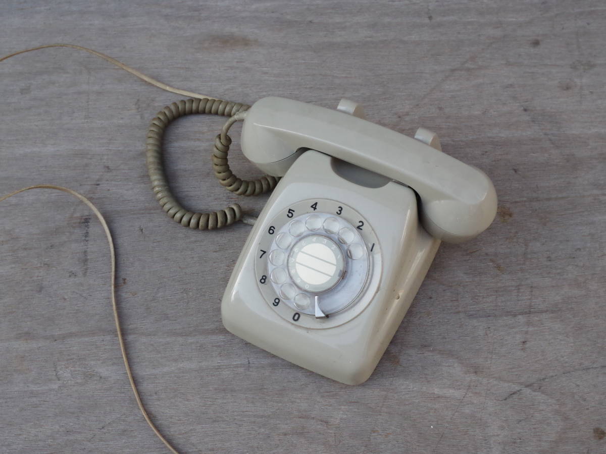 M9973 dial type telephone Showa era 59 year present condition operation check none 601-A2 80 size 0511