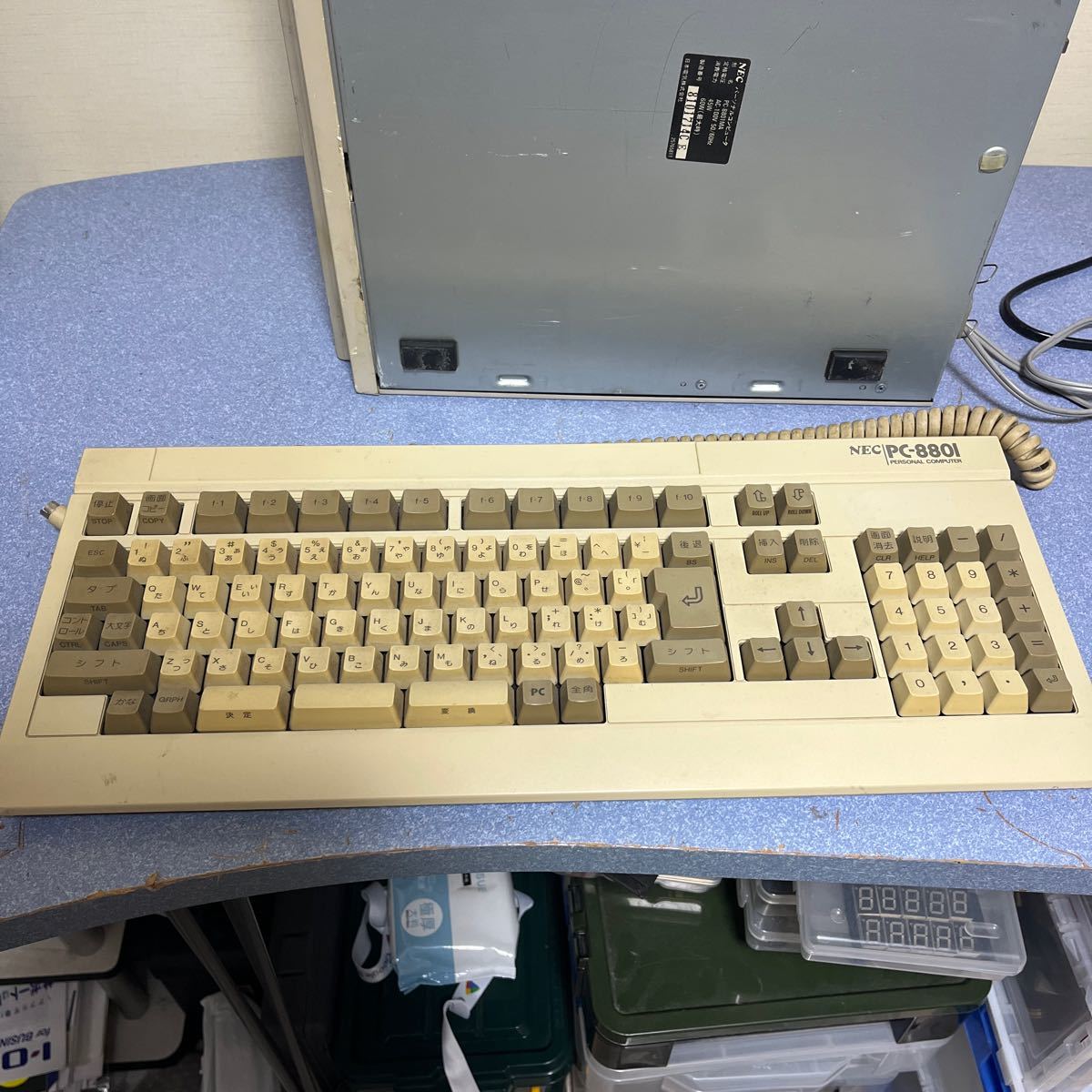 NEC レトロパソコン PC-8801MA 本体プラスキーボード　現状品_画像7