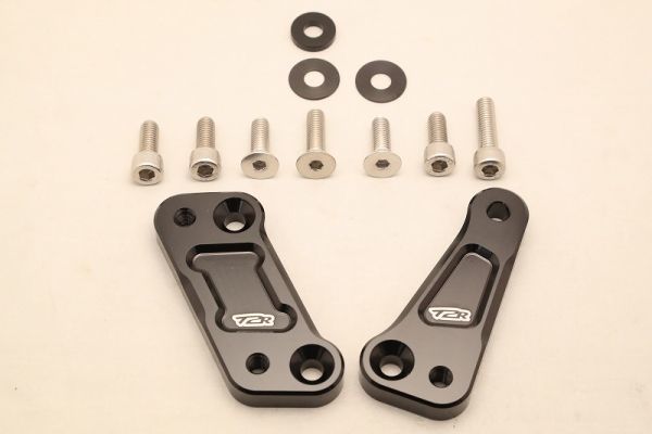 １円売切！MC18用 バックプレートキット ステップアップキット NSR250R MC18 T2Racing　　_ブラック