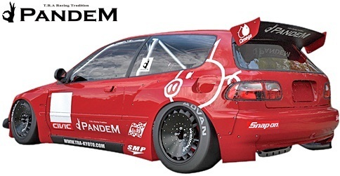 【M's】ホンダ HONDA シビック EG (1991y-1995y) PANDEM リア ウイング Ver.1 CIVIC EG6 3ドア FRP TRA京都 パンデム ルーフウイング_画像2