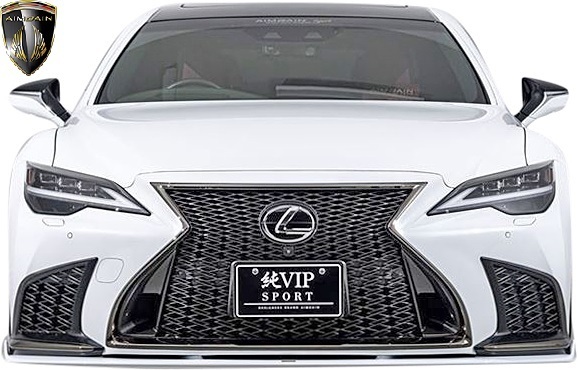 【M’s】後期 50LS Fスポーツ (2020.11-) AIMGAIN 純VIP SPORT サイドアンダースポイラー CARBON カーボン エイムゲイン エアロ LEXUS_画像5