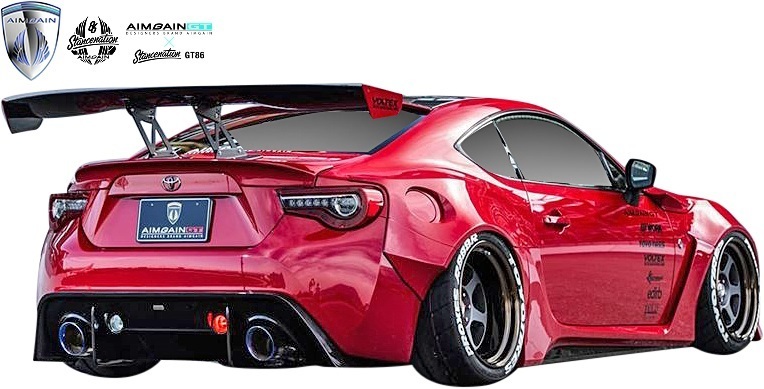 【M’s】トヨタ 後期 86 ハチロク ZN6 (2016y-) AIMGAIN GT STANCENATION リアアンダースポイラー + ディフューザー ／／ FRP エイムゲイン_画像4