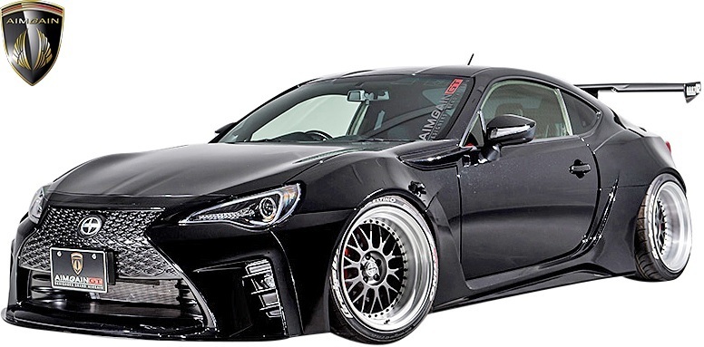 【M’s】スバル BRZ ZC6 / トヨタ 86 ハチロク ZN6 (前期/後期) AIMGAIN GT-F リヤアンダースポイラー ／ FRP エイムゲイン エアロ パーツ_画像6