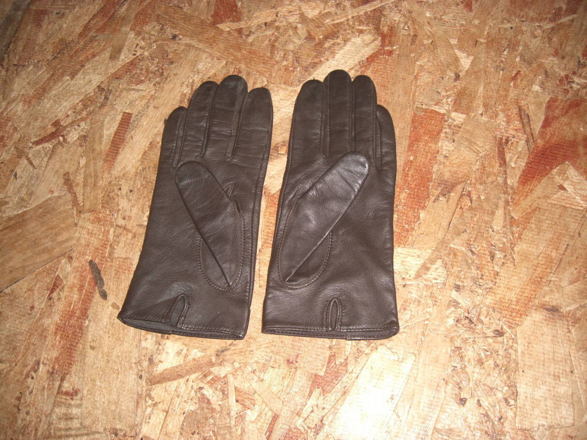  leather gloves . for lady initial Y JQ