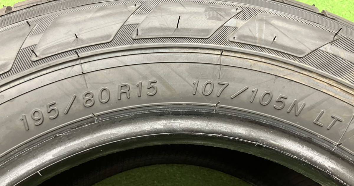 ★新車外し 195/80R15 107/105N LT 2023年製 YOKOHAMA ヨコハマ BluEarth-Van RY55 4本 夏用 中古サマータイヤ★送料無料_画像10