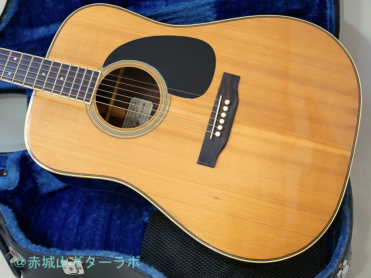 1976年製造 林ギター旧Rider R-800 総単板☆ハードケース付★修理・メンテナンス済_画像3