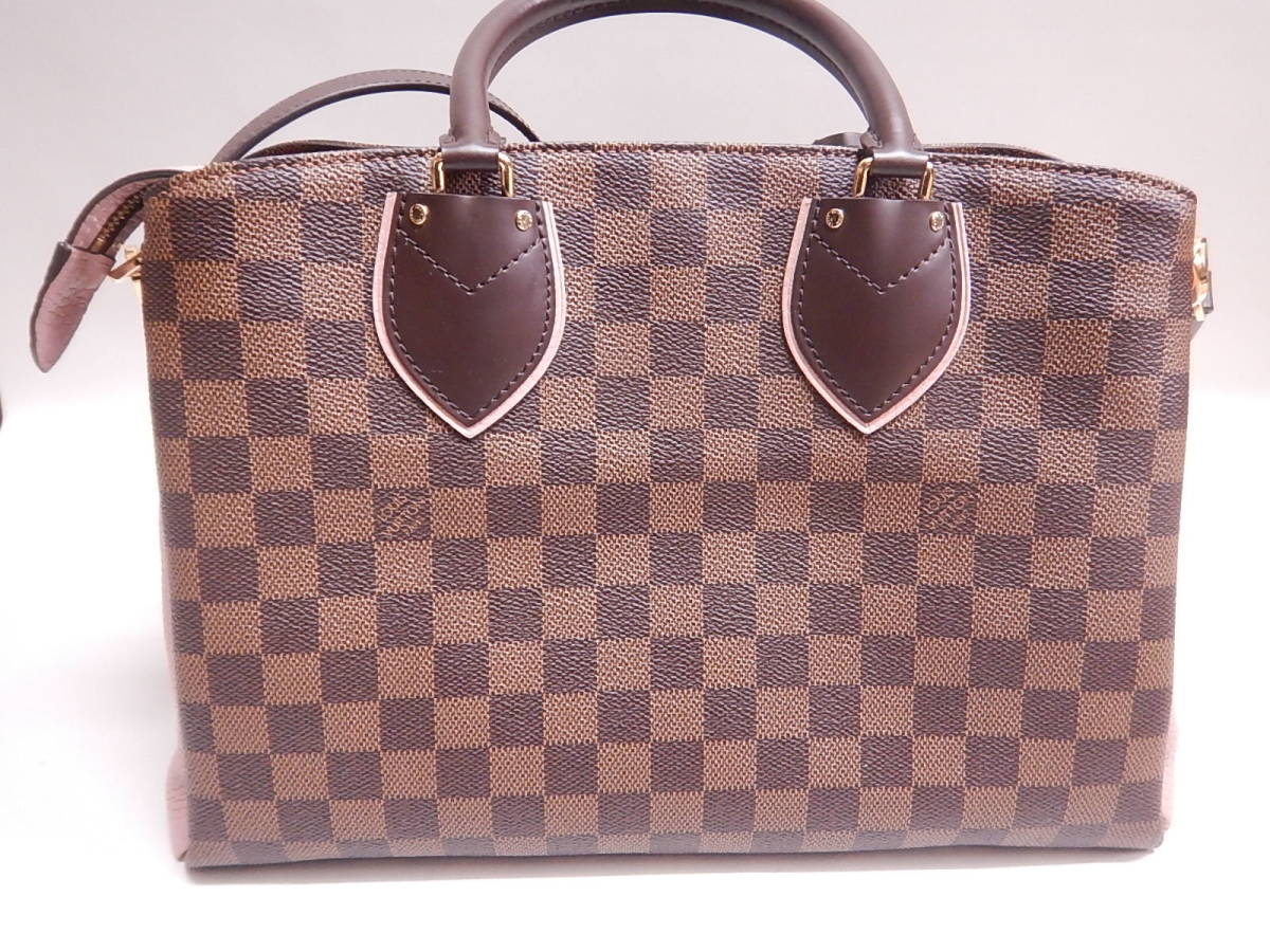 極美品■LOUIS VUITTON ルイ ヴィトン ダミエ ノルマンディーショルダーバッグ 2WAY マグノリア マシュマロピンク N41488■_画像7