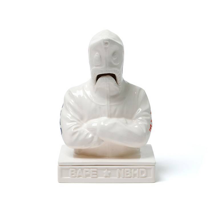 未使用 18AW ネイバーフッド x APE SHARK INCENSE CHAMBER 白　お香立て neighborhood 