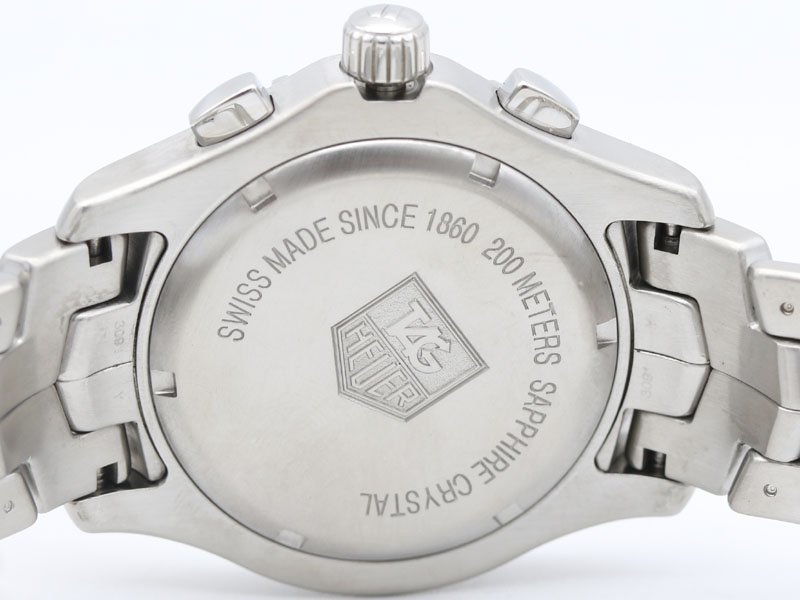 【 タグホイヤー TAG HEUER 】腕時計 CJ1110 リンク クォーツ SS ブラック文字盤 デイト メンズ 新着 76135-1_画像5