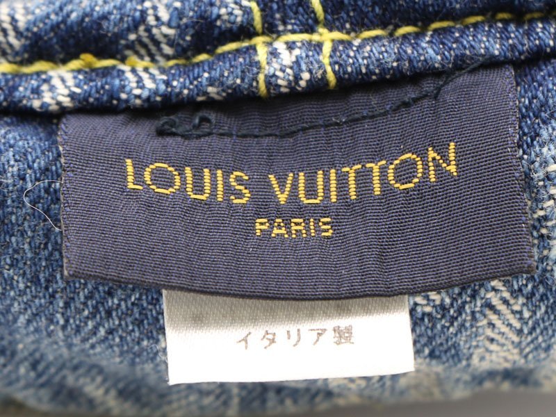 〇【 ルイヴィトン LOUIS VUITTON 】NIGOコラボ ボネ・ダミエジャイアントウェーブ モノグラム ハット 帽子 キャップ MP2734 新着 72456-11_画像4