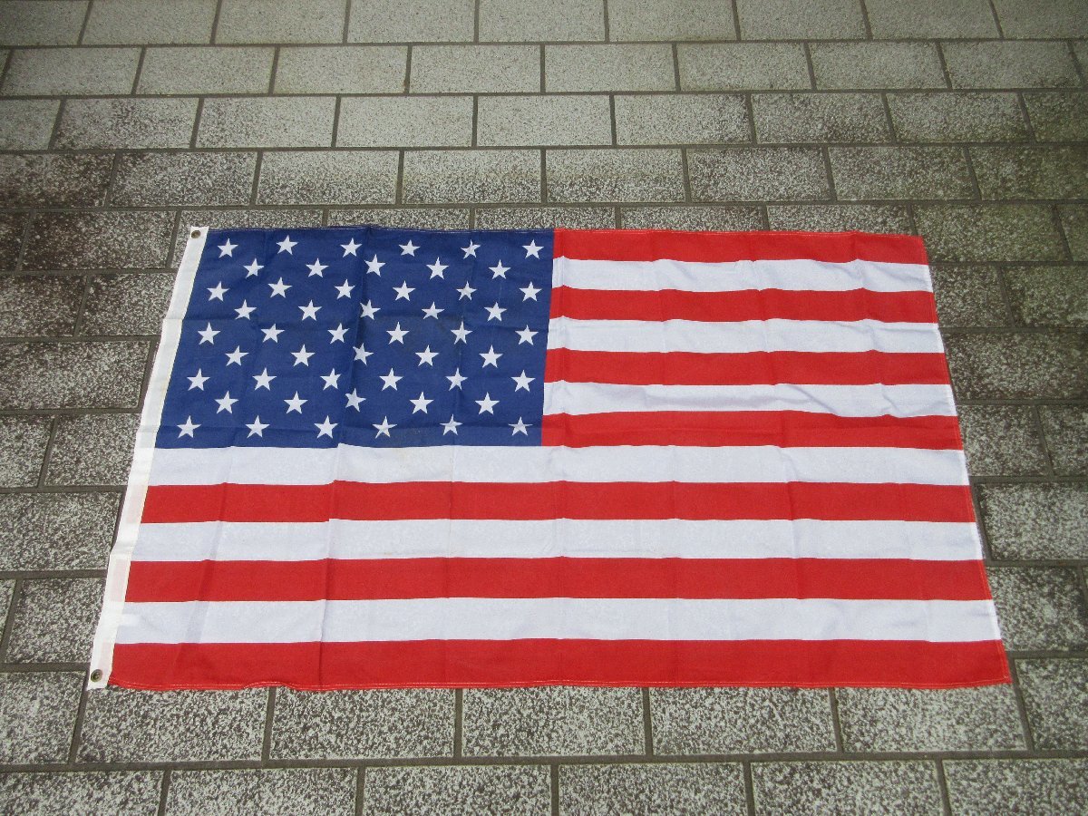 T800C★アメリカ合衆国　星条旗　USAフラッグ　国旗/the Stars and Stripes　在日米軍　余剰払下　アメリカン　フラッグ　_画像5