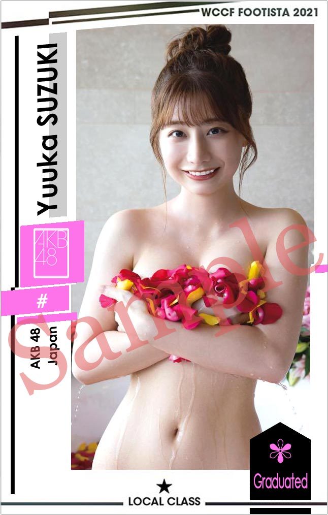 WCCF1枚＋FOOTISTA▼AKB 鈴木優香 2枚セット_画像2